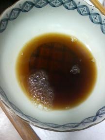 20101202-会社で料理-笹身入りのナメタケを使った冷たい和え蕎麦-02-和え汁を作る.jpeg